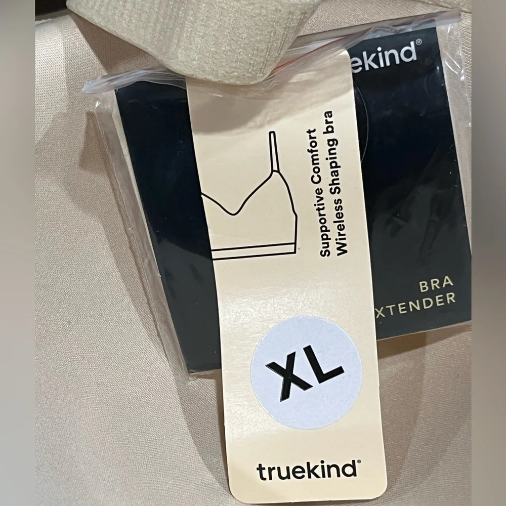 TRUEKIND SUPPORTIVE COMFORT, WIRELESS SHAPING BRA, COLOR CHAI SIZE XL